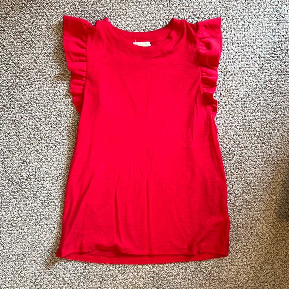 Nation LTD Paulette Ruffled Tank